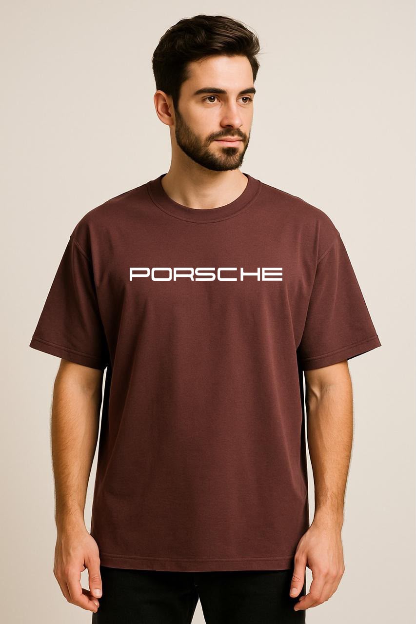 PORSCHE DropShoulder Brown