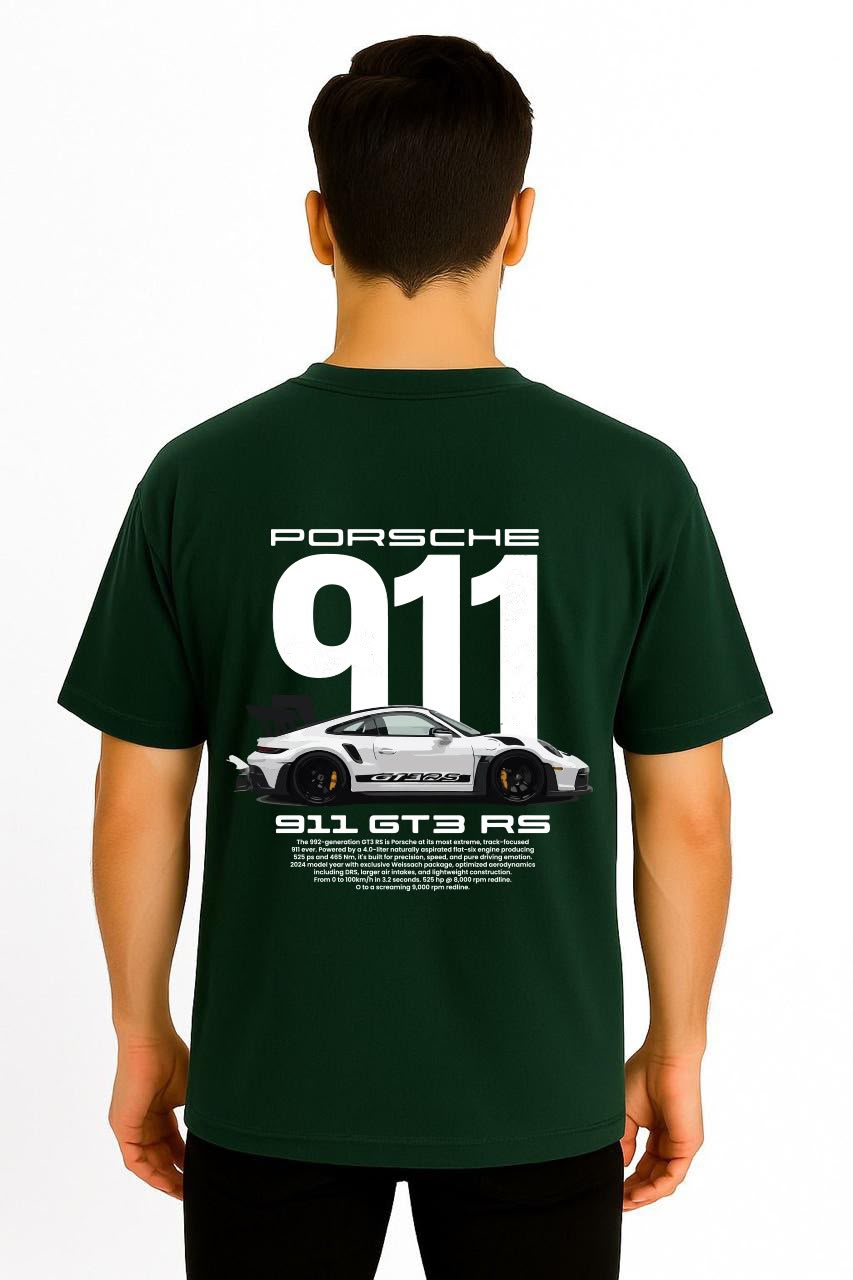 PORSCHE DropShoulder Bottle Green