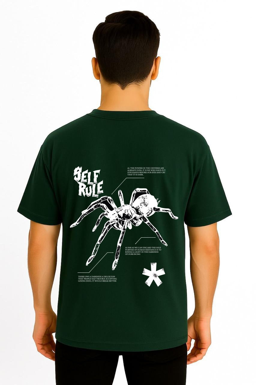 Spider Self Rule DropShoulder Bottle Green
