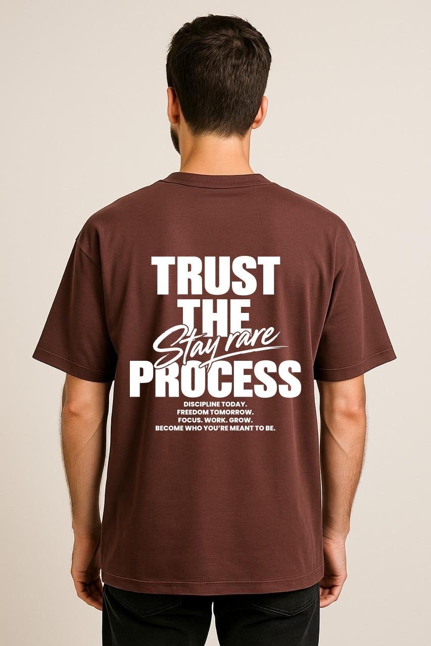 Trust The Process DropShoulder Brown