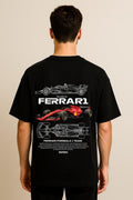 Ferrari DropShoulder Black