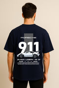 Porsche 911  DropShoulder Navy Blue