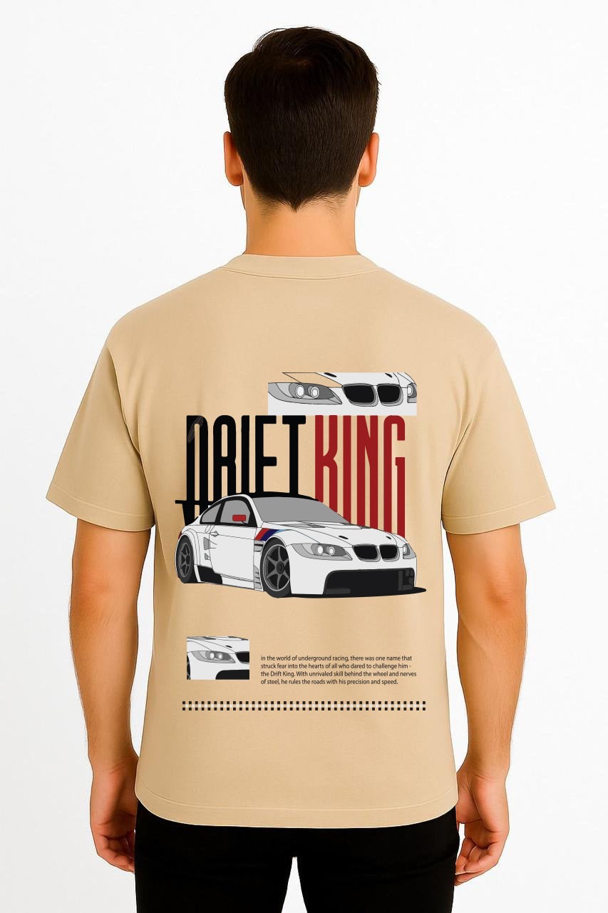Drift King Dropshoulder Tshirt Beige