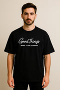 Good Things Dropshoulder Tshirt Black
