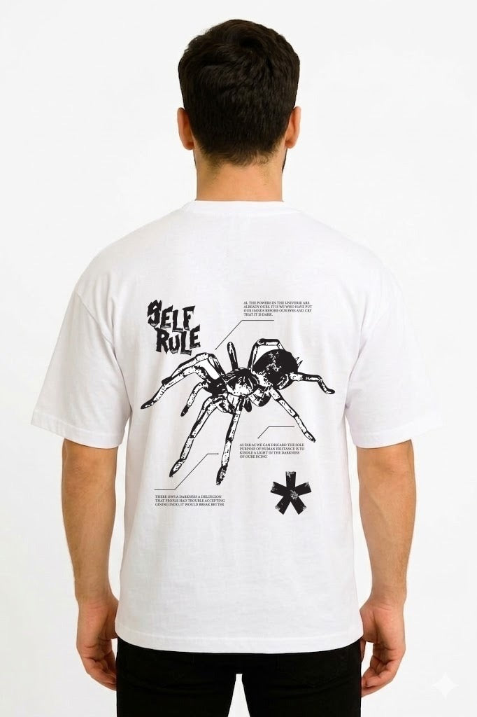 Spider Self Rule DropShoulder White