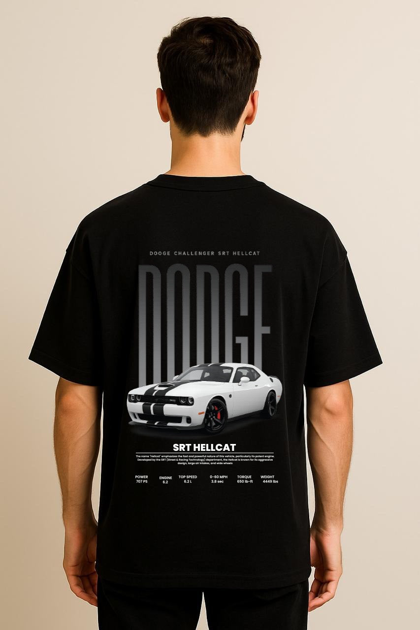 Dodge Dropshoulder Tshirt Black