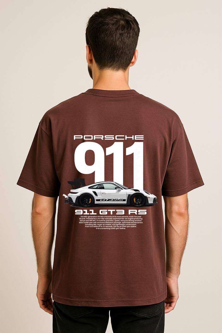 PORSCHE DropShoulder Brown