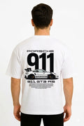 porsche DropShoulder White