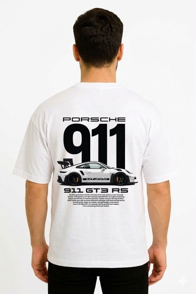 porsche DropShoulder White