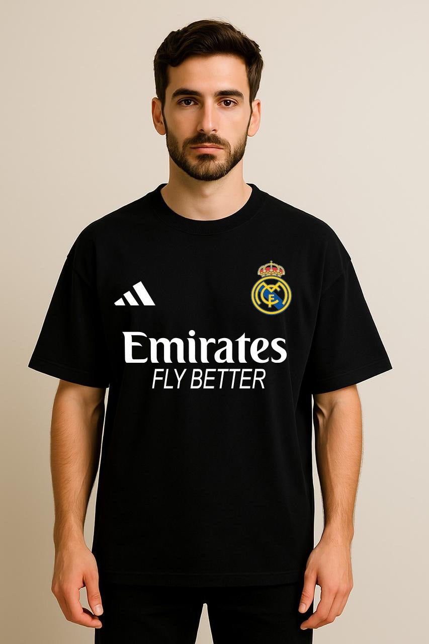 Emirates Fly Better DropShoulder Black
