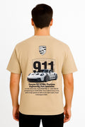 Porsche 911 GT3RS Dropshoulder Tshirt Beige