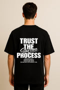 Trust The Process DropShoulder Black