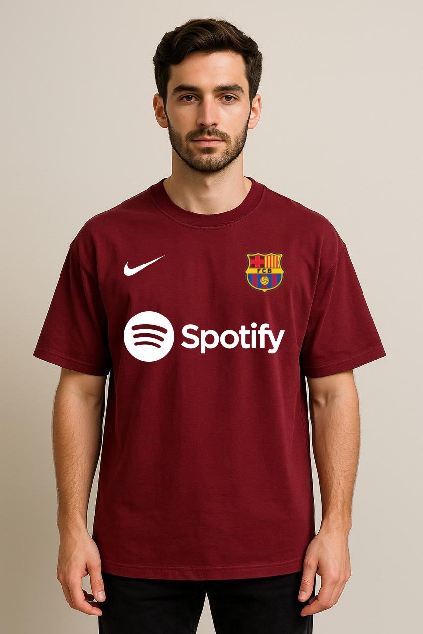 Spotify DropShoulder Mehroon
