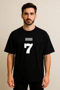7 Dropshoulder Tshirt Black