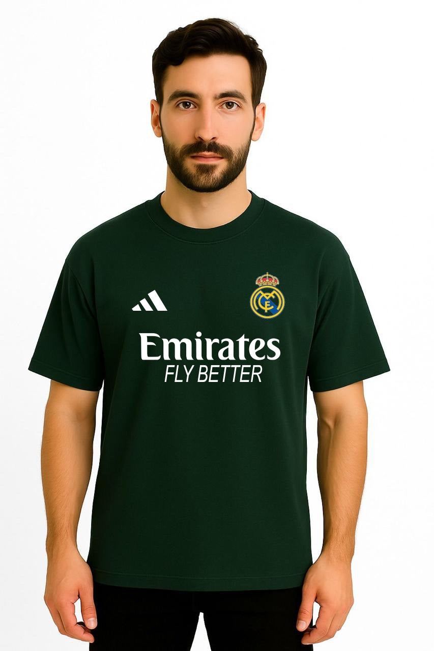 Emirates Fly Better  DropShoulder Bottle Green