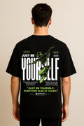 Just Be Yourself DropShoulder Black
