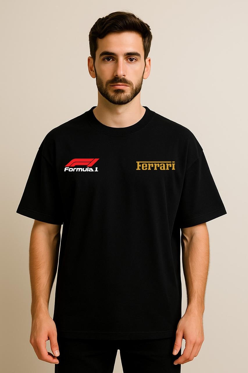 Ferrari F1 DropShoulder Black