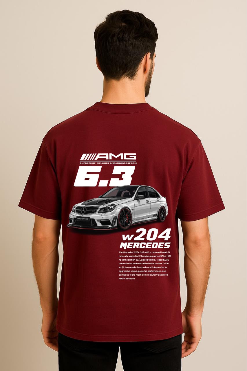 AMG DropShoulder Mehroon