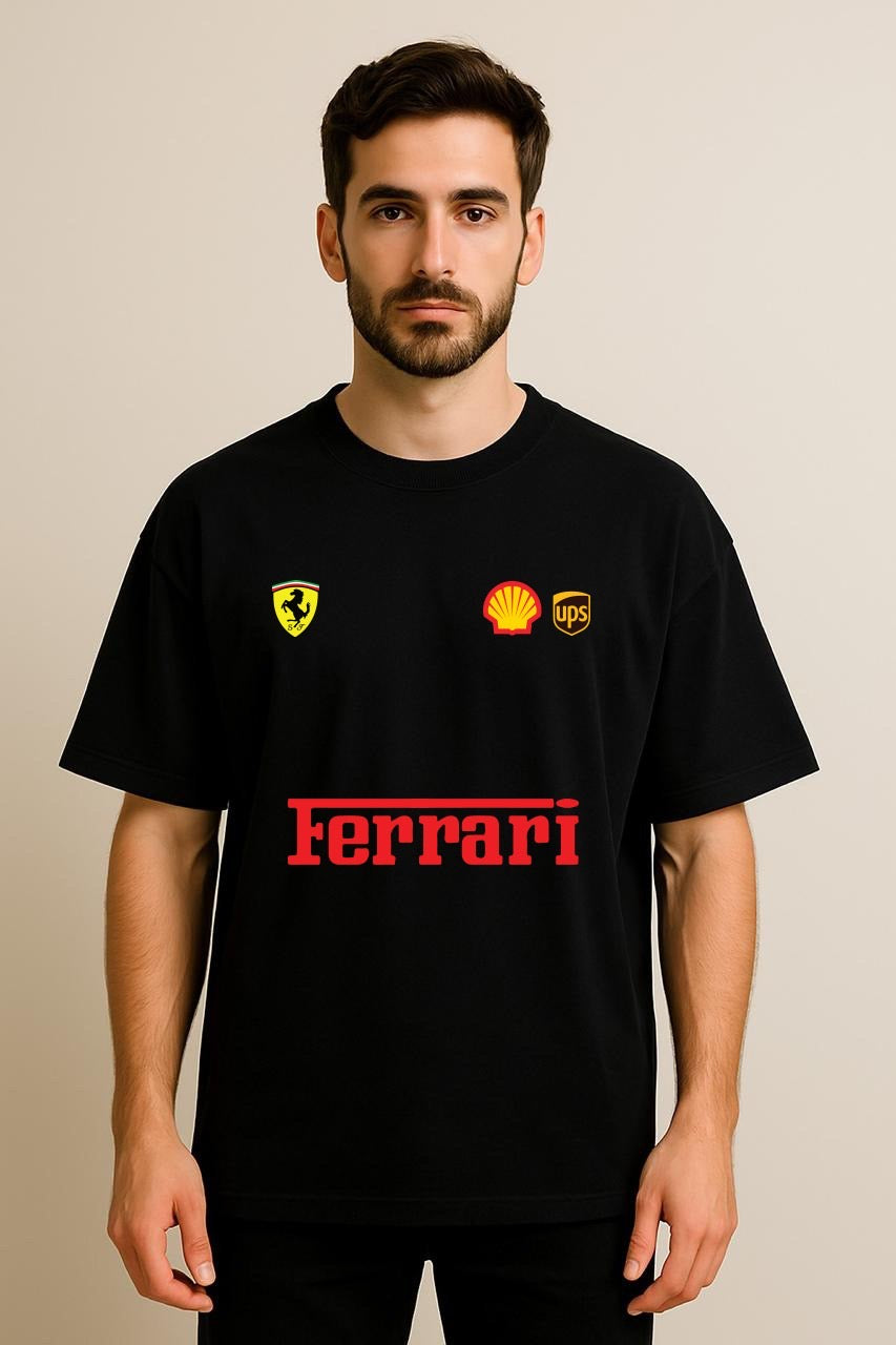 Ferrari DropShoulder Black