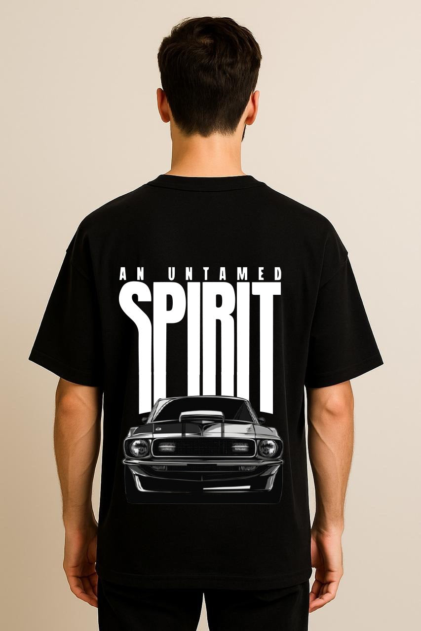Spirit Dropshoulder Tshirt Black
