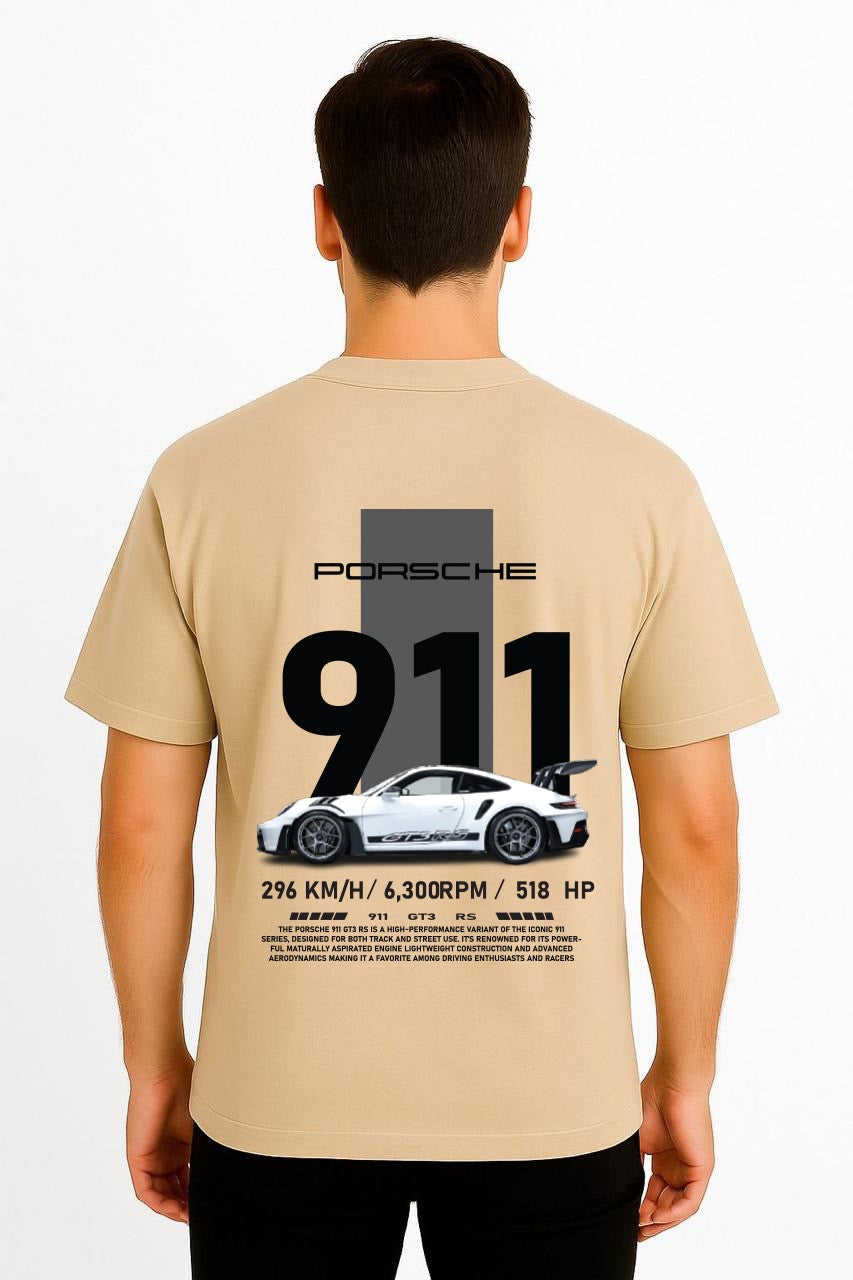Porsche 911  DropShoulder Beige