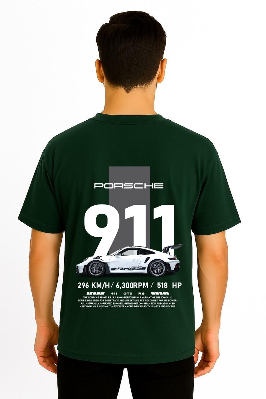 Porsche 911  DropShoulder Bottle Green