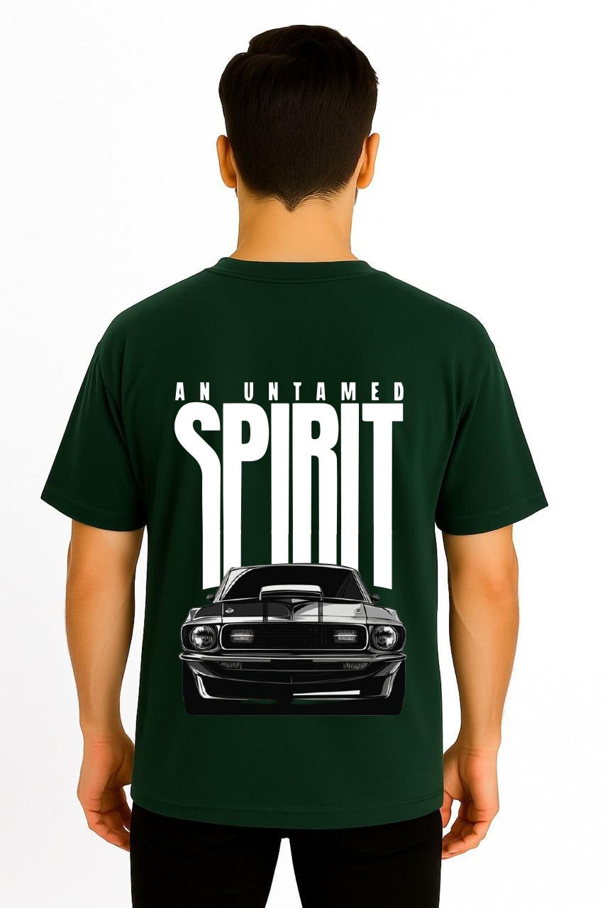 Spirit Dropshoulder Tshirt Bottle Green