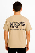 Community Of Talented People DropShoulder Beige