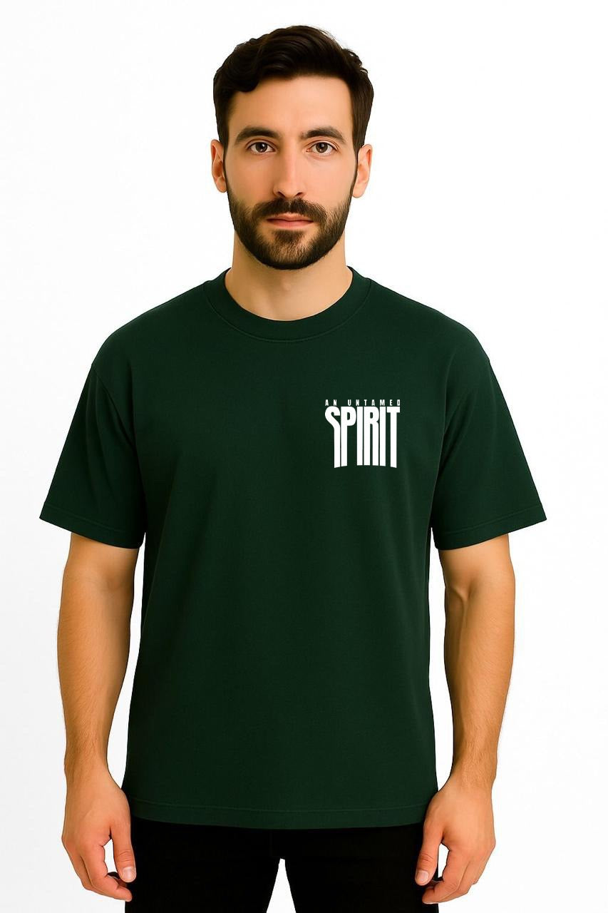 Spirit Dropshoulder Tshirt Bottle Green