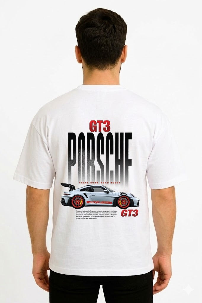 PORSCHE GT3 DropShoulder White