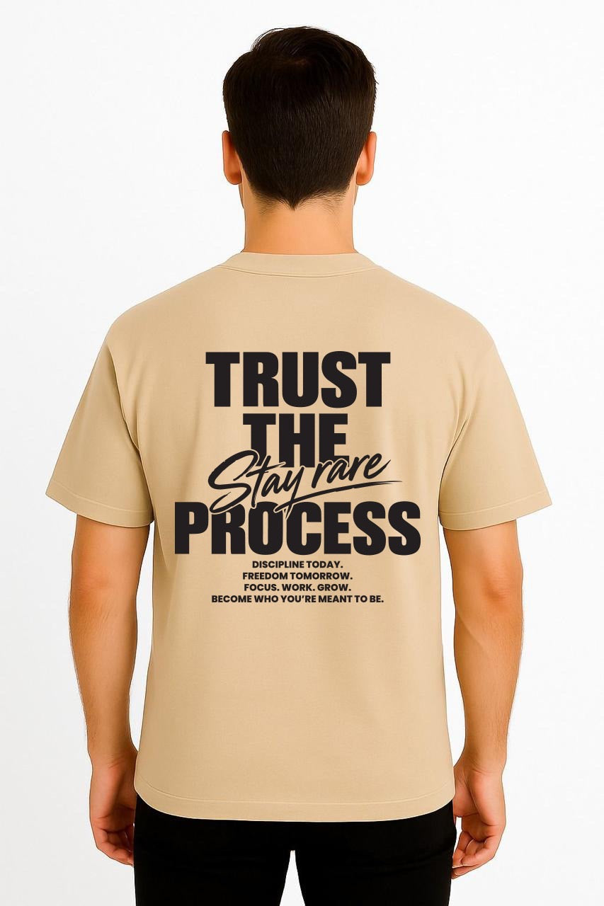 Trust The Process DropShoulder Beige