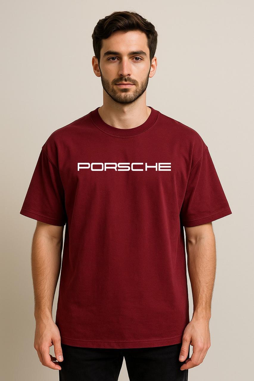Porsche  DropShoulder Mehroon