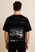Porsche GT3RS  Dropshoulder Tshirt Black