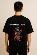 Strongest Aura DropShoulder Black