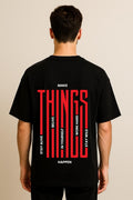 Things  Dropshoulder Tshirt Black