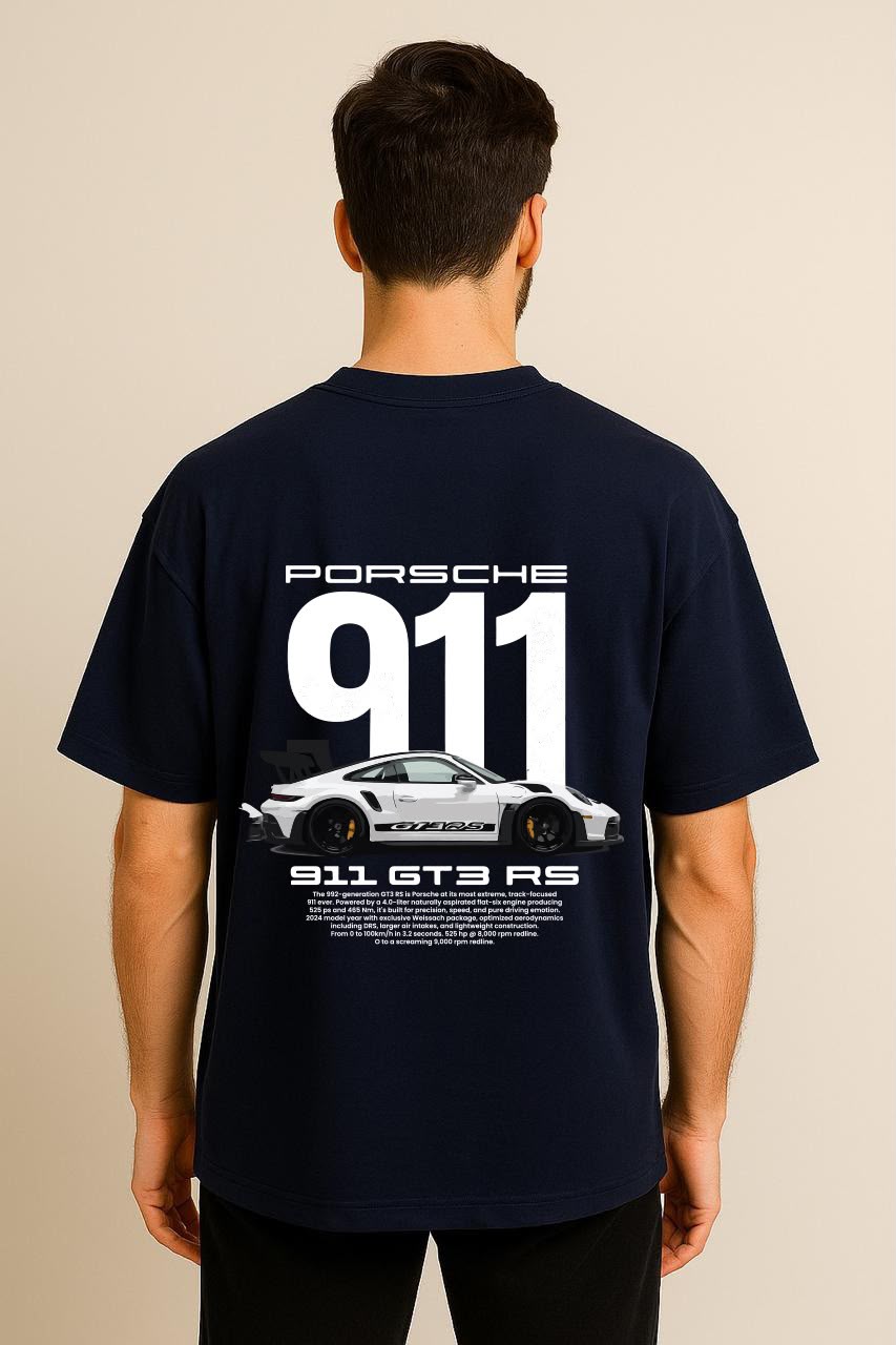 Porsche DropShoulder Navy Blue