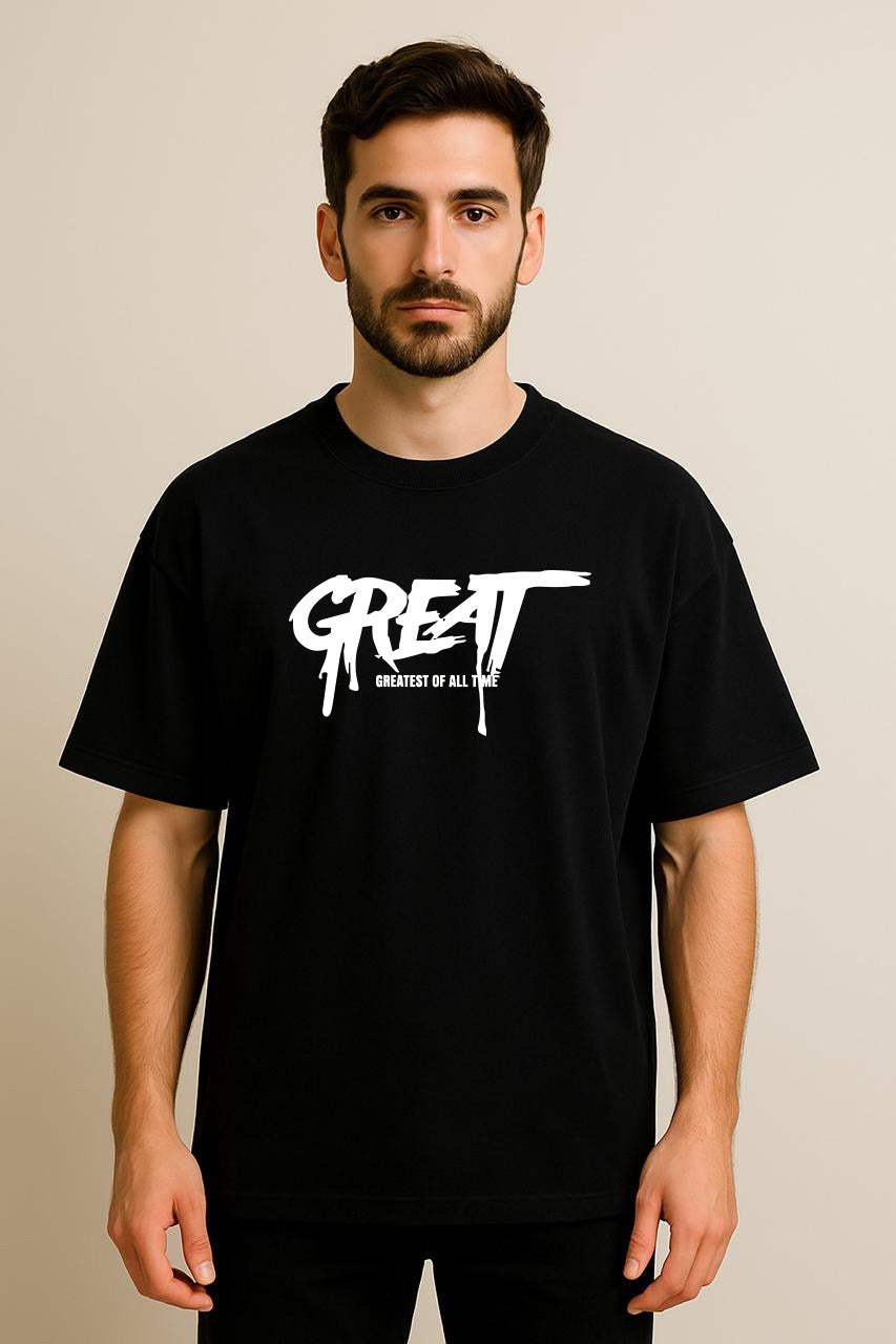 Great  Dropshoulder Tshirt Black