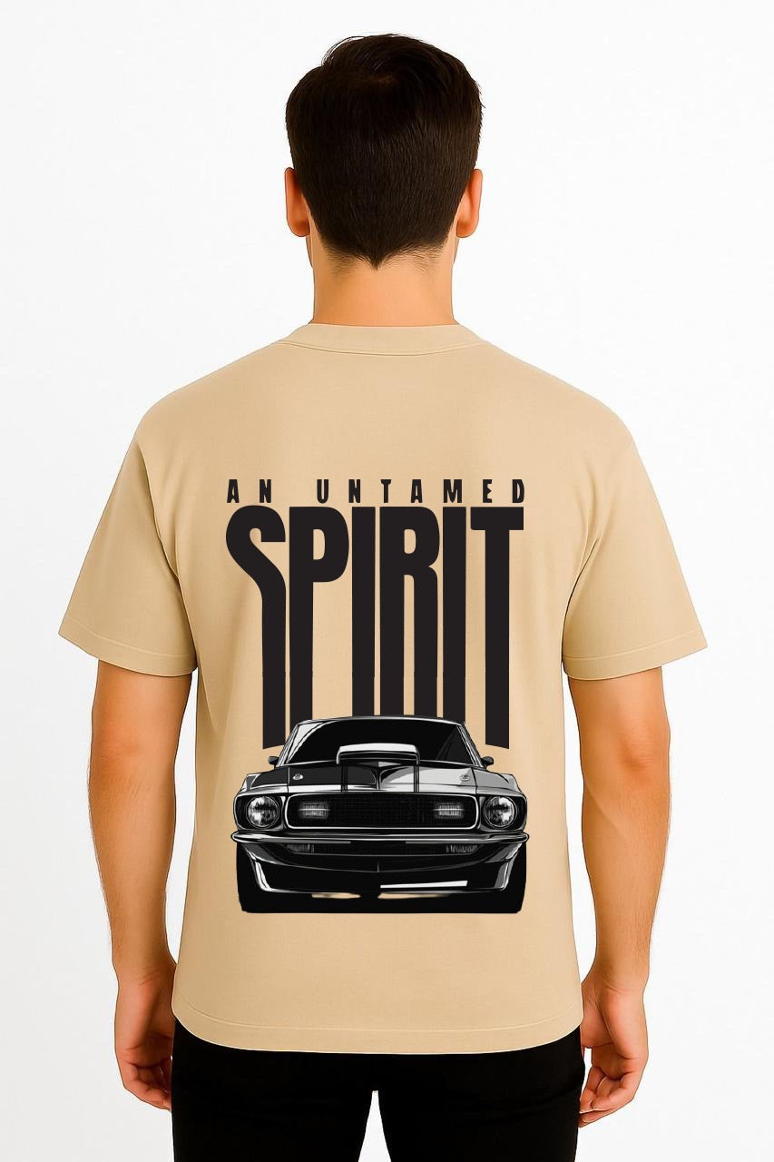 Spirit Dropshoulder Tshirt Beige