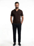 Brown DropNeedle polo