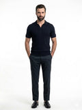 Navy Blue DropNeedle polo